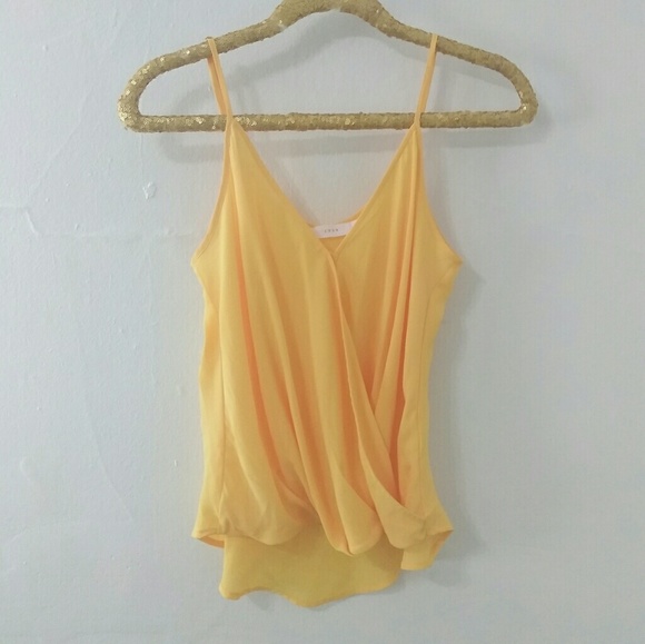 Lush Tops - Lush Wrap Front Draped Tank